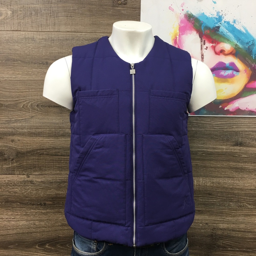 Jordan Brand‎ Vest Womens Small Gilet Full-Zip Vest Loose Fit FB5192-502